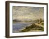 La Seine à Argenteuil-Pierre-Auguste Renoir-Framed Giclee Print