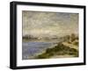 La Seine à Argenteuil-Pierre-Auguste Renoir-Framed Giclee Print