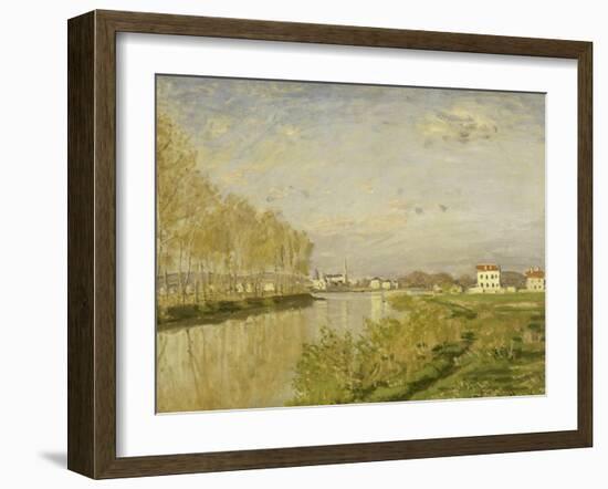 La Seine à Argenteuil-Claude Monet-Framed Giclee Print