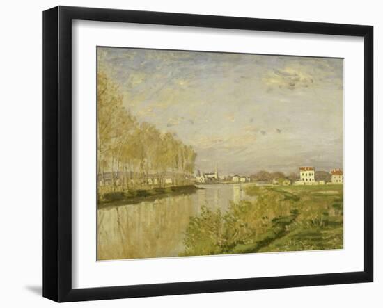 La Seine à Argenteuil-Claude Monet-Framed Giclee Print