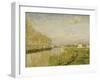 La Seine à Argenteuil-Claude Monet-Framed Giclee Print