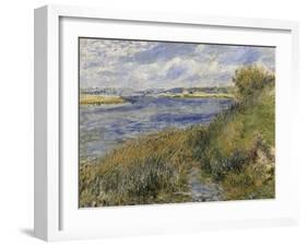 La Seine à Champrosay (Essonne) dit aussi bords de Seine à Champrosay-Pierre-Auguste Renoir-Framed Giclee Print