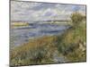 La Seine à Champrosay (Essonne) dit aussi bords de Seine à Champrosay-Pierre-Auguste Renoir-Mounted Giclee Print