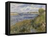 La Seine à Champrosay (Essonne) dit aussi bords de Seine à Champrosay-Pierre-Auguste Renoir-Framed Stretched Canvas