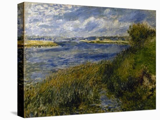 La Seine à Champrosay-Pierre-Auguste Renoir-Stretched Canvas