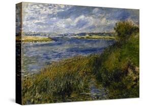 La Seine à Champrosay-Pierre-Auguste Renoir-Stretched Canvas