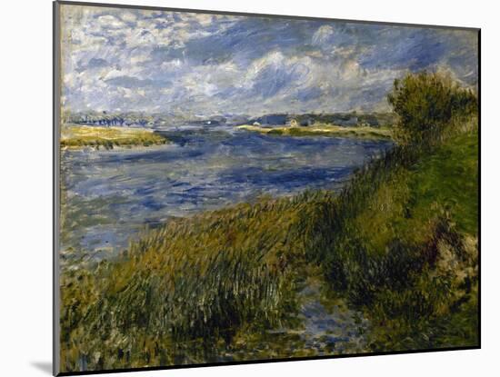 La Seine à Champrosay-Pierre-Auguste Renoir-Mounted Giclee Print