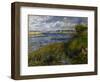 La Seine à Champrosay-Pierre-Auguste Renoir-Framed Giclee Print