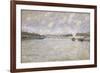 La Seine a Paris et le Pont de Grenelle, 1870-Alfred Sisley-Framed Giclee Print