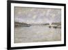 La Seine a Paris et le Pont de Grenelle, 1870-Alfred Sisley-Framed Giclee Print