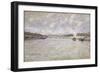 La Seine a Paris et le Pont de Grenelle, 1870-Alfred Sisley-Framed Giclee Print