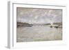 La Seine a Paris et le Pont de Grenelle, 1870-Alfred Sisley-Framed Giclee Print