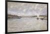 La Seine a Paris et le Pont de Grenelle, 1870-Alfred Sisley-Framed Giclee Print