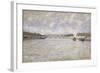 La Seine a Paris et le Pont de Grenelle, 1870-Alfred Sisley-Framed Giclee Print