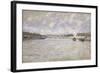 La Seine a Paris et le Pont de Grenelle, 1870-Alfred Sisley-Framed Giclee Print