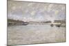 La Seine a Paris et le Pont de Grenelle, 1870-Alfred Sisley-Mounted Giclee Print