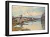 La Seine a Port Marly-Albert-Charles Lebourg-Framed Giclee Print