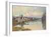 La Seine a Port Marly-Albert-Charles Lebourg-Framed Giclee Print