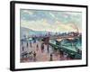 La Seine a Rouen-The Seine-river at Rouen.-Jean-Baptiste-Armand Guillaumin-Framed Giclee Print