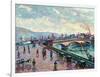 La Seine a Rouen-The Seine-river at Rouen.-Jean-Baptiste-Armand Guillaumin-Framed Giclee Print