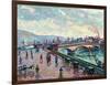 La Seine a Rouen-The Seine-river at Rouen.-Jean-Baptiste-Armand Guillaumin-Framed Giclee Print