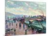 La Seine a Rouen-The Seine-river at Rouen.-Jean-Baptiste-Armand Guillaumin-Mounted Giclee Print