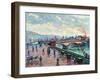 La Seine a Rouen-The Seine-river at Rouen.-Jean-Baptiste-Armand Guillaumin-Framed Giclee Print