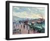 La Seine a Rouen-The Seine-river at Rouen.-Jean-Baptiste-Armand Guillaumin-Framed Giclee Print