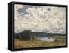 la Seine à Suresnes (Hauts de Seine)-Alfred Sisley-Framed Stretched Canvas