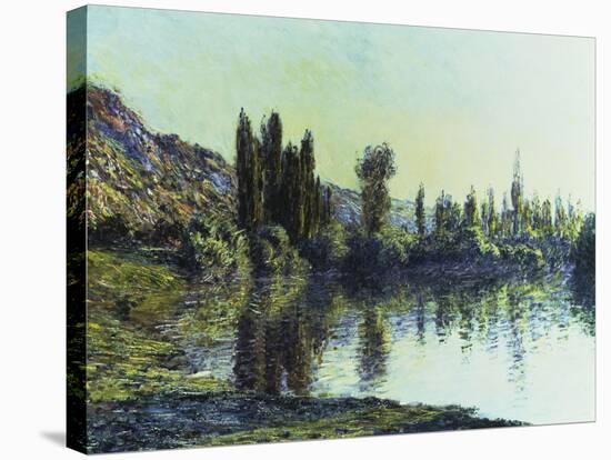 La Seine a Vetheuil, 1881-Claude Monet-Stretched Canvas