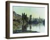 La Seine a Vetheuil, 1881-Claude Monet-Framed Giclee Print