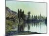 La Seine a Vetheuil, 1881-Claude Monet-Mounted Giclee Print