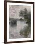 La Seine à Vétheuil-Claude Monet-Framed Giclee Print