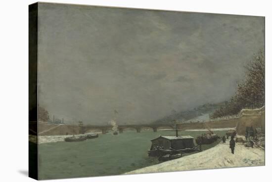 La Seine au pont d'Iéna. Temps de neige-Paul Gauguin-Stretched Canvas