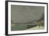 La Seine au pont d'Iéna. Temps de neige-Paul Gauguin-Framed Giclee Print