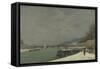 La Seine au pont d'Iéna. Temps de neige-Paul Gauguin-Framed Stretched Canvas
