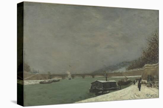 La Seine au pont d'Iéna. Temps de neige-Paul Gauguin-Stretched Canvas