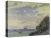 La Seine et l'ancien Trocadéro-Albert-Marie Lebourg-Stretched Canvas