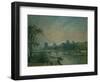 La Seine et le Louvre, 1903 Paris: Seine river and Louvre Palace. Canvas 46 x 55 cm R. F. 1972-32.-Camille Pissarro-Framed Giclee Print