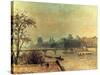 La Seine Et Le Louvre, Paris, 1903-Camille Pissarro-Stretched Canvas