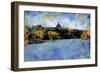 La Seine, Paris, France-Nicolas Hugo-Framed Giclee Print