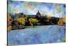 La Seine, Paris, France-Nicolas Hugo-Stretched Canvas