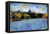 La Seine, Paris, France-Nicolas Hugo-Framed Stretched Canvas