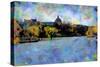 La Seine, Paris, France-Nicolas Hugo-Stretched Canvas