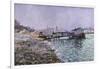 La Seine, Quai St., Painted Circa 1886-Mary Cassatt-Framed Giclee Print