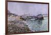 La Seine, Quai St., Painted Circa 1886-Mary Cassatt-Framed Giclee Print