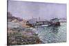 La Seine, Quai St., Painted Circa 1886-Mary Cassatt-Stretched Canvas