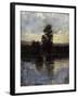 La Seine-Félix Ziem-Framed Giclee Print