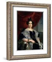 La Señora De Delicado De Imaz, Ca. 1833-Vicente López Portaña-Framed Giclee Print