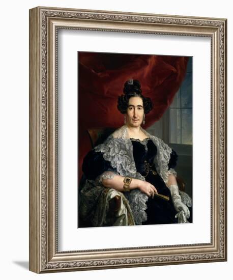 La Señora De Delicado De Imaz, Ca. 1833-Vicente López Portaña-Framed Giclee Print